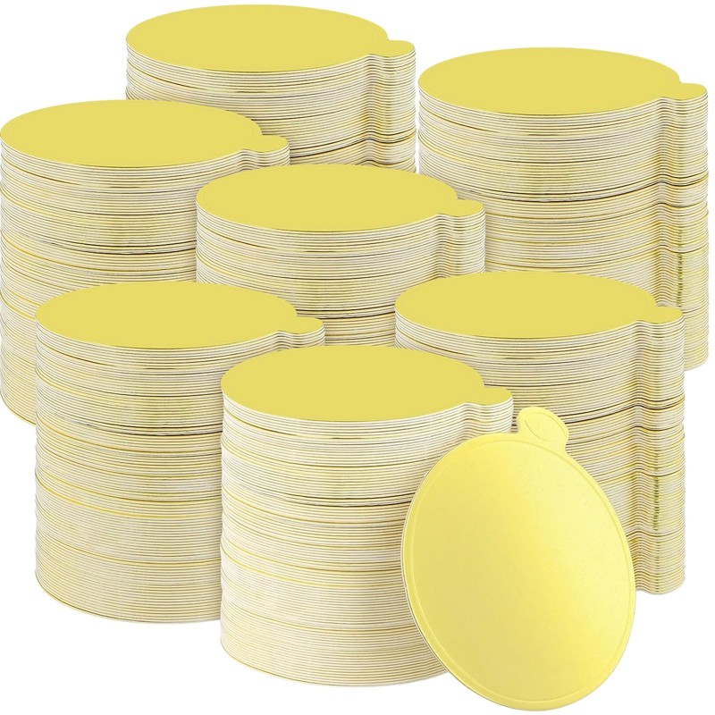 800pcs 3.5 Inch Mini Gold Round Cake Boards, Mini Cake Cardboard Rounds, Mous…