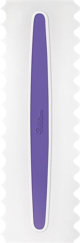 Wilton Icing Smoother Comb Set-3 Piece, White/Purple gallery