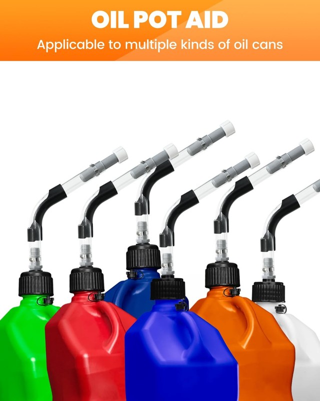 Seppicsa Vp Gas Can Hose 4 Pcs Racing Fuel Jug Hose 2 Pcs Bender Fuel Filler gallery
