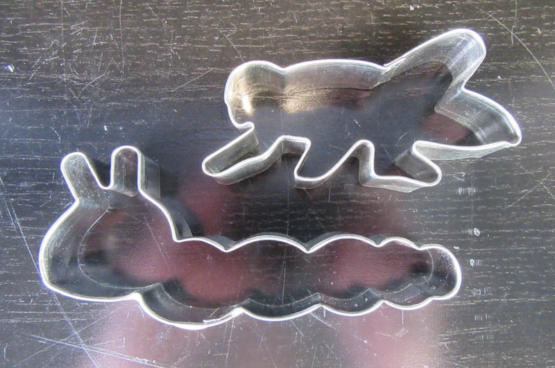 2 Foose Fly & Caterpillar Bug Insect Cookie Cutters