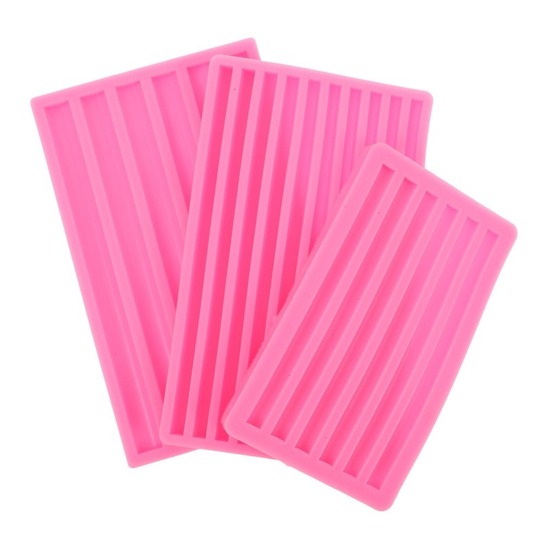 3 Pcs Wax Melt Molds Silicone Moulds for Crafting Seal Strip DIY gallery