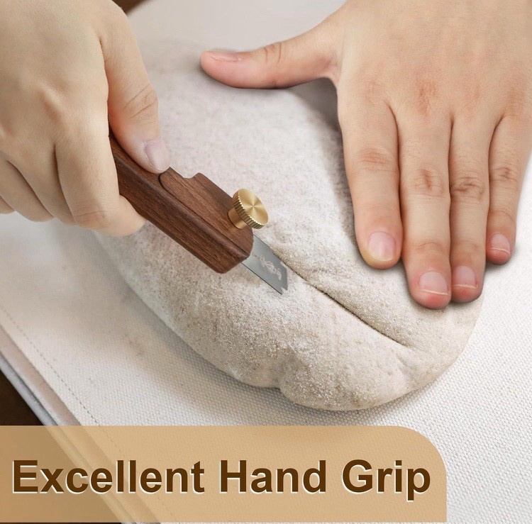 Magnetic Wooden Bread Lame Dough Scoring Tool,Hand Crafted Sourdough Lame Scorin gallery