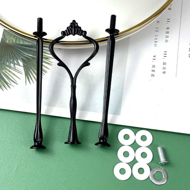 6 Sets 3 Tier Cake Plate Stand Stand Handle, Cake Stand Hardware Handle Fitti... gallery