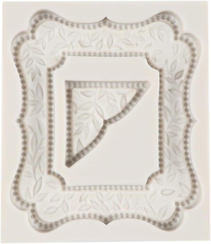 Baroque Frame Fondant Molds Photo Frame Fondant Molds Picture Frames Silicone... gallery