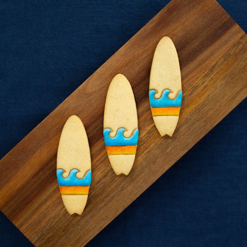 Surfboard Cookie Cutter - summer beach party surfer surfing Hawaii swell sports gallery