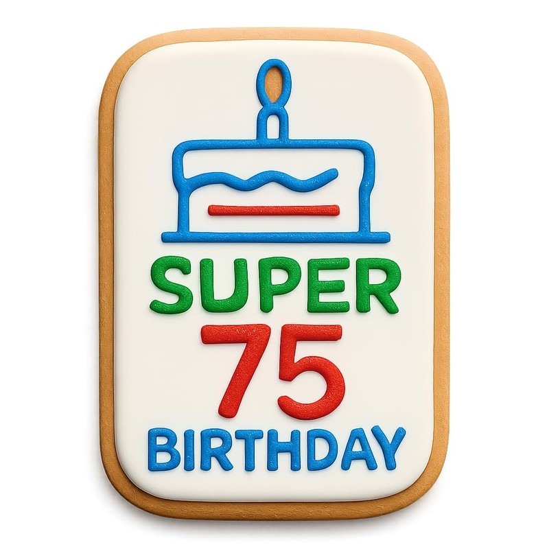 Super 75 Heroic Stance Cookie Cutter & Stamp, Fondant & Clay - 2.9x4" gallery