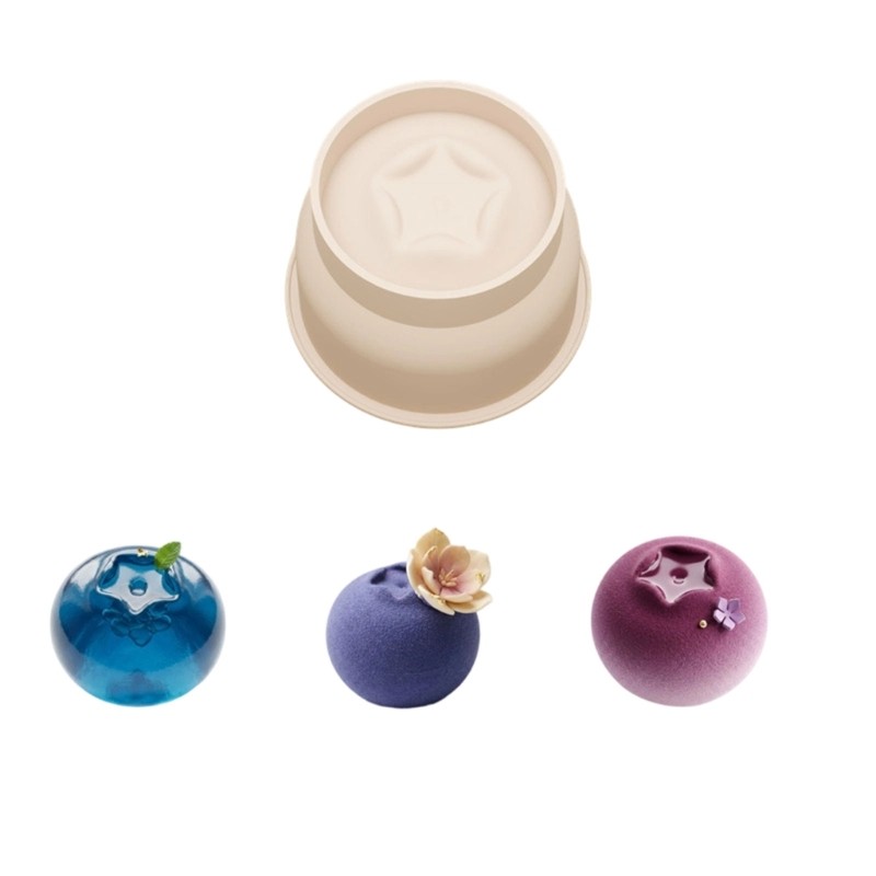 4Inch Blueberry Cake Silicone Molds For Baking Perfect Dessert At Homes gallery