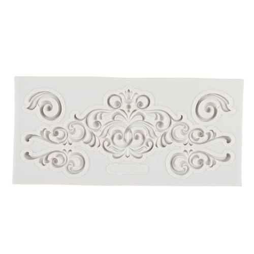 Baroque Style Curlicues Scroll Lace Fondant Silicone Mold Filigree Mold Style A gallery