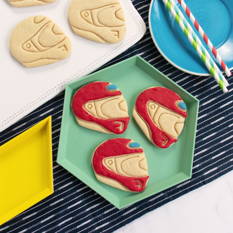 Motorbike Helmet Cookie Cutter - motorsports car racing automobile motorbike gallery