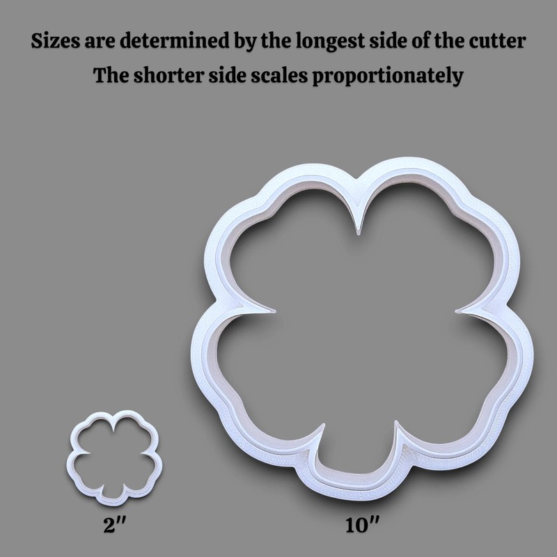 Four Leaf Clover Cookie Cutter Set - St. Patrick’s Day Shamrock Craft Clay Mold gallery