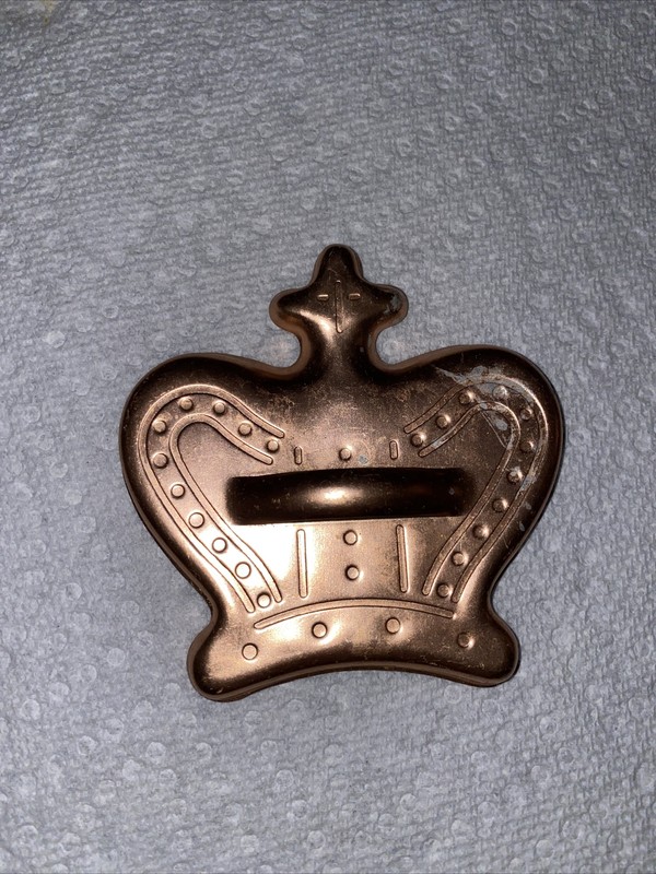 Metal 3 1/4″ Copper Crown Cookie Cutter Art Mold