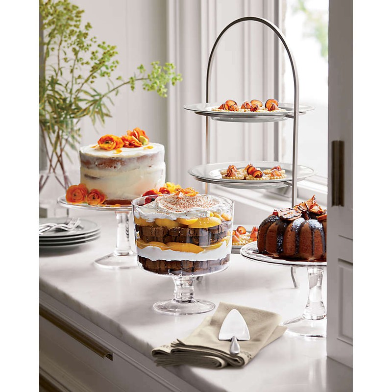 3 Tier Graphite Serving Plate Stand Frame High Tea Desserts Pizza Stand gallery