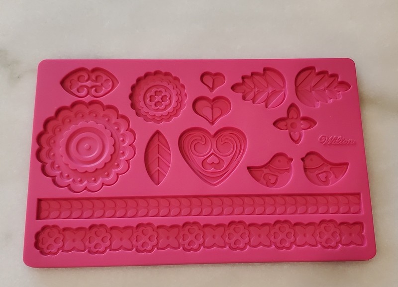 Wilton Heart Mandala Fondant Imprint