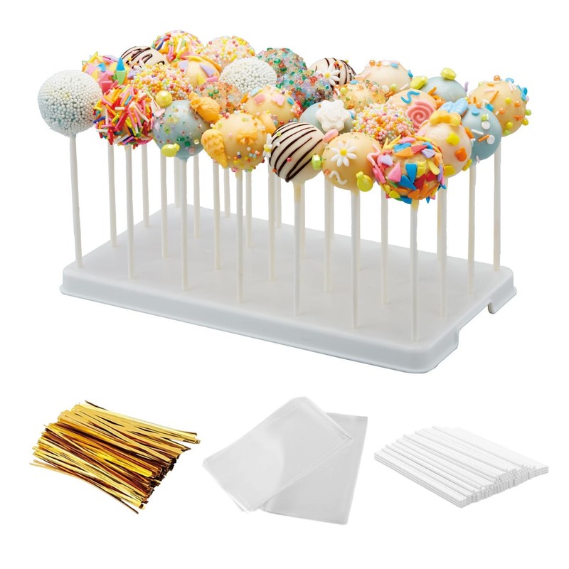 28 Holes Cake Pop Stand for Cake Pops, Lollipop Hold Stand, Cake Pop Display Hol