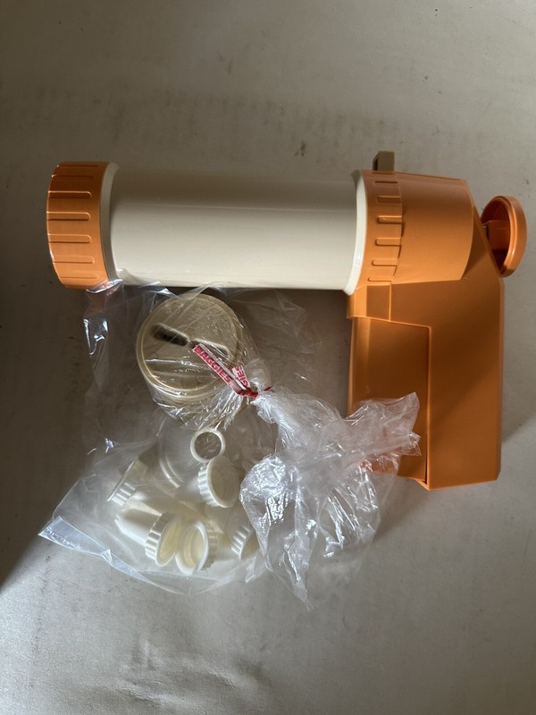 Vintage Cookie Press And Icing Set/ White,Orange Cooks Tools 2 gallery