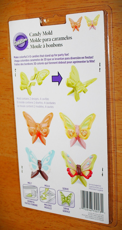 Wilton ~ 4 CAVITY – 3D BUTTERFLY WINGS CHOCOLATE CANDY MOLD #2115-0013 – New