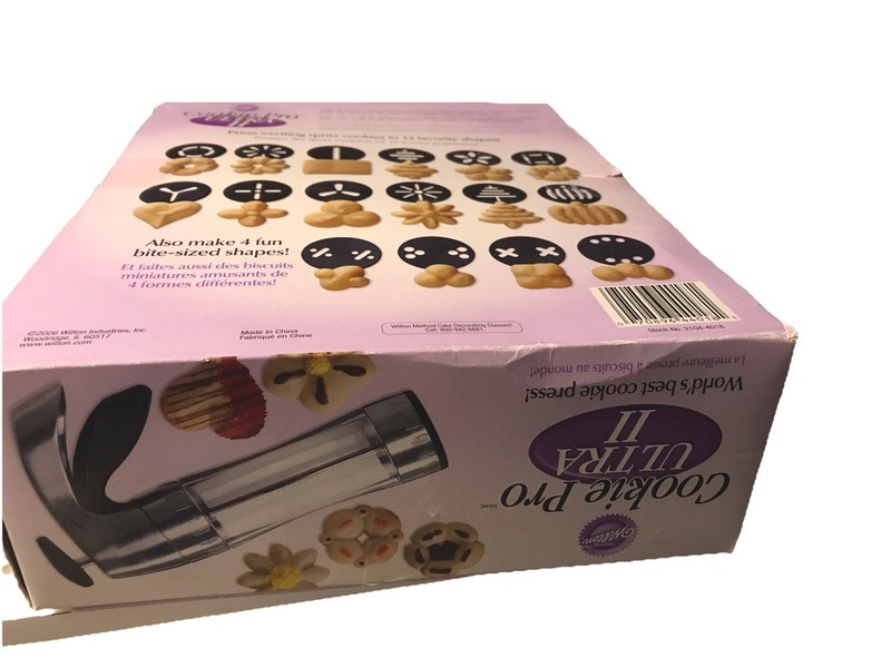WILTON Cookie Pro Ultra II Cookie Press With 16 Cookie Disks gallery