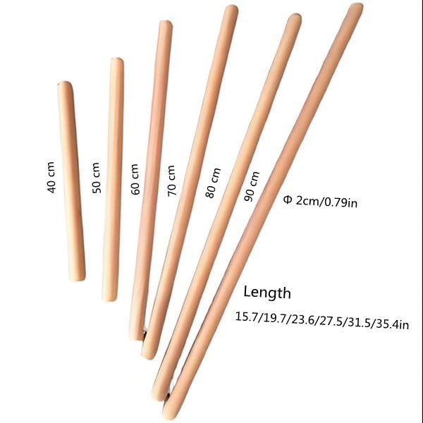 Ultra Thin Extra Long Rolling Pin For Baking Projects 31x3/4 Inch gallery