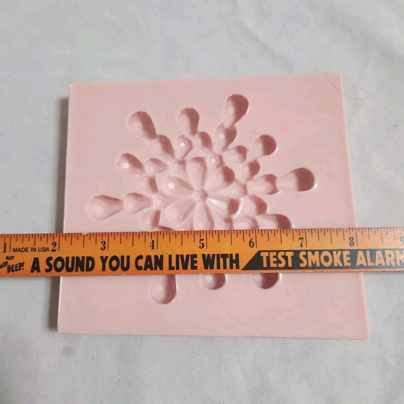 Sunflower Sugar Art Large Crystal Jewel Snowflake Silicone Mold Cake Fondant gallery