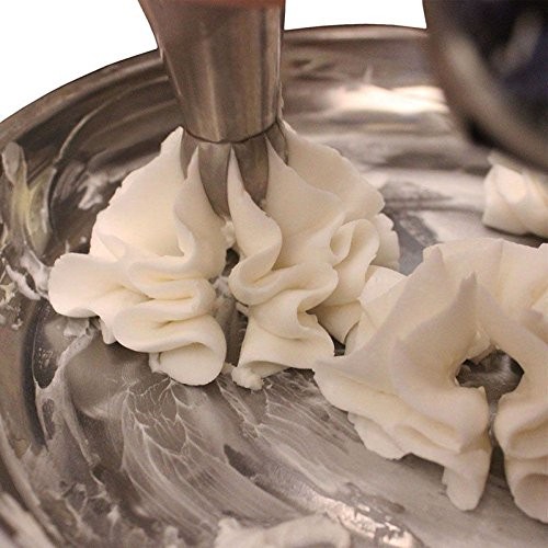 Russian Piping Tips Set, 3 Pcs Stainless Steel Icing Flower Silver gallery