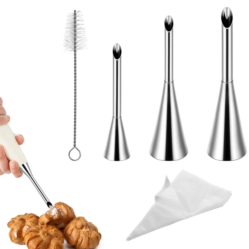 Cream Icing Piping Nozzle Tip Stainless Steel Cake Decorating Tools Multipurpose