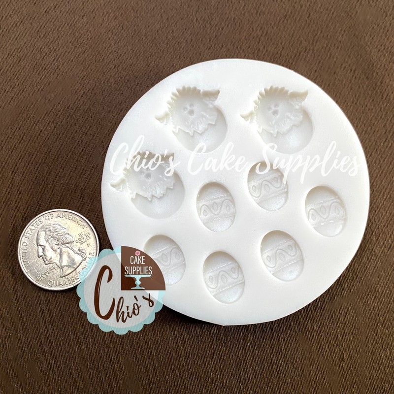 Mini Easter Eggs and Chicks Silicone Mold gallery