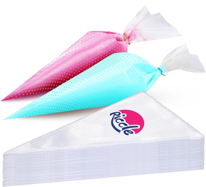 100 Pack of 16-Inch Non-Slip Disposable Piping Bags - Ideal for Cake Decorating gallery