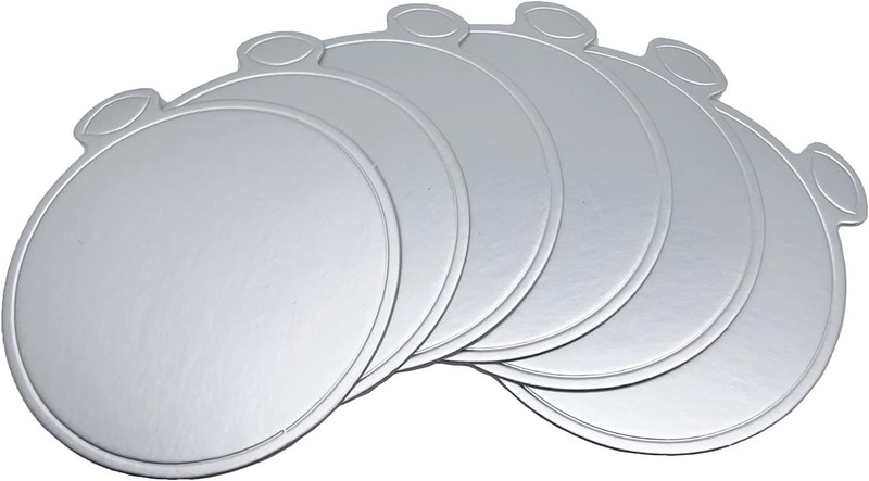 200pcs Mini Cake Boards 3.1" Mini Round Cardboard Mousse Cupcake Base for Cak... gallery