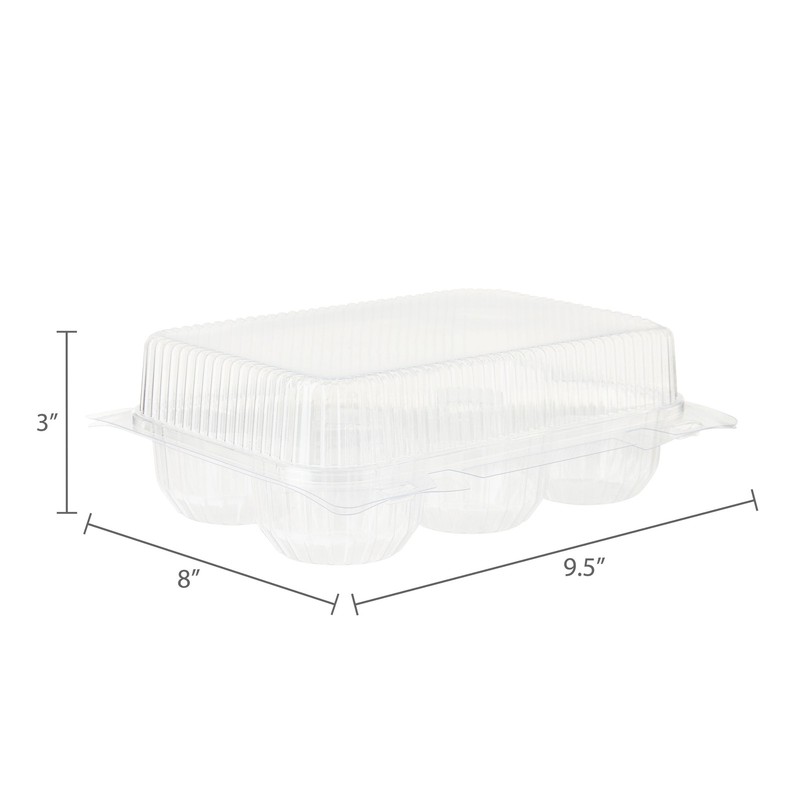 (2 pack) Clear Cupcake Boxes, 4 Count, by Way To Celebrate gallery