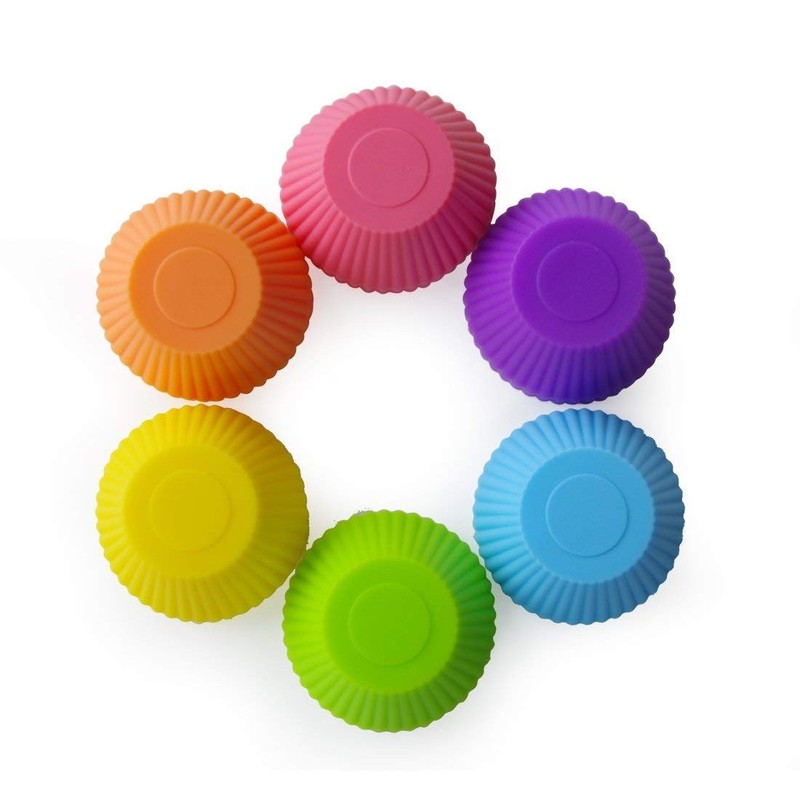 2 Inch Mini Size Silicone Baking Cups Muffin Cups, Reusable and Nonstick Mini... gallery