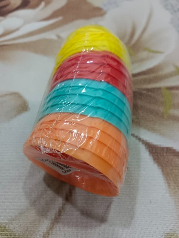 16 Pieces Steamed Rice Cake Apam Rose Flower Plastic Mold New (Random Colors) gallery