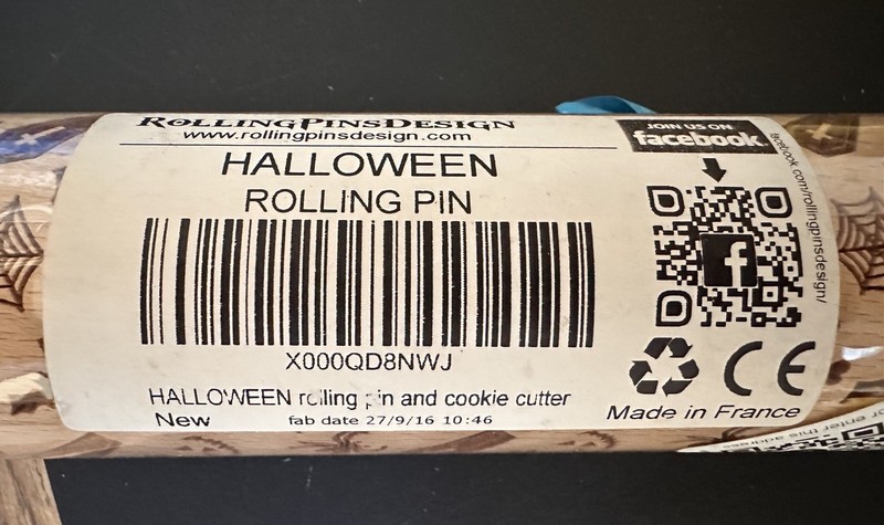 Halloween Embossed Rolling Pin Laser Cut made in France - NEW gallery