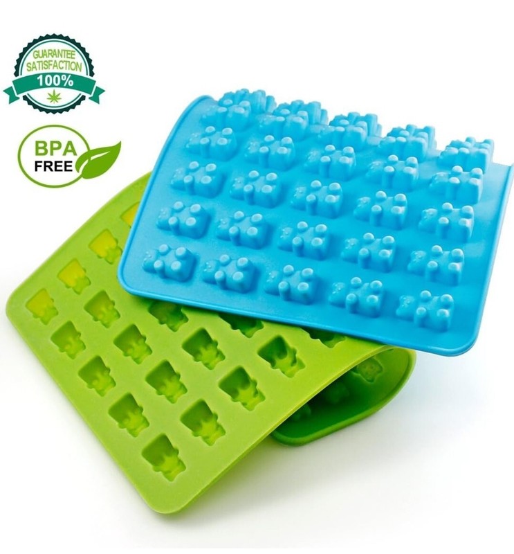 CANDY SILICONE TEDDY BEAR MOLD TRAYS 3PK-CHOCOLATE,GUMDROP JELLY,ICE CUBES,SOAP gallery