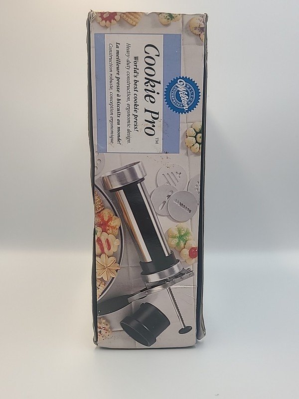 Wilton Cookie Pro Cookie Press - Silver NIB New Open Box gallery