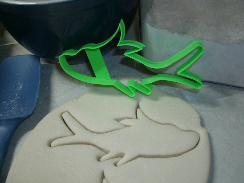 GREEN FISH DR SEUSS CAT IN THE HAT ONE FISH TWO FISH COOKIE CUTTER USA PR2482 gallery