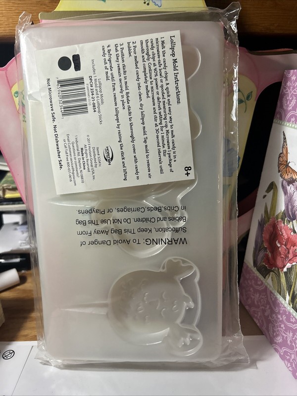 Plastic Mold with Sticks for Lollipop Easter Bunny Butterfly Crafts 3” gallery