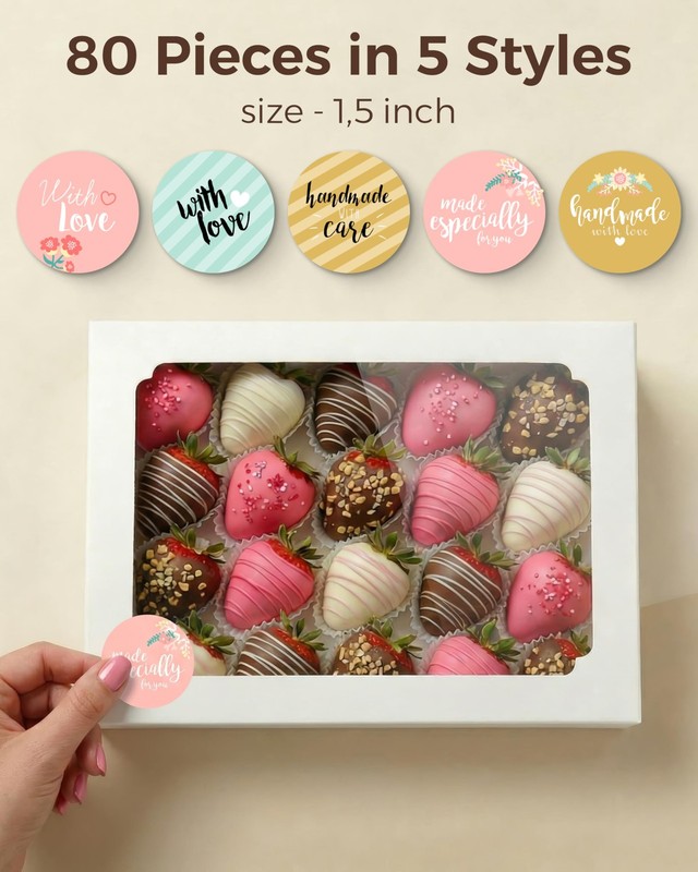 20Pcs Cookie Boxes with Window 12X8X2.5 Inch, Large Bakery Boxes, Auto-Popup Tre gallery