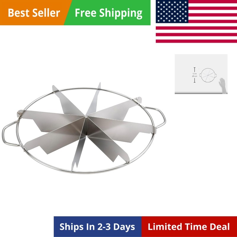 8-Cut Stainless Steel Pie Cutters Medium