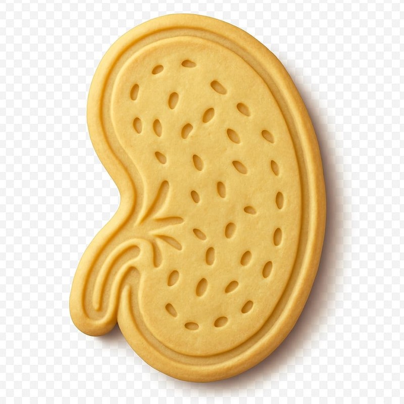 Textured Spleen Cookie Cutter & Stamp - 4x3" Fun Kitchen Creative Tool gallery