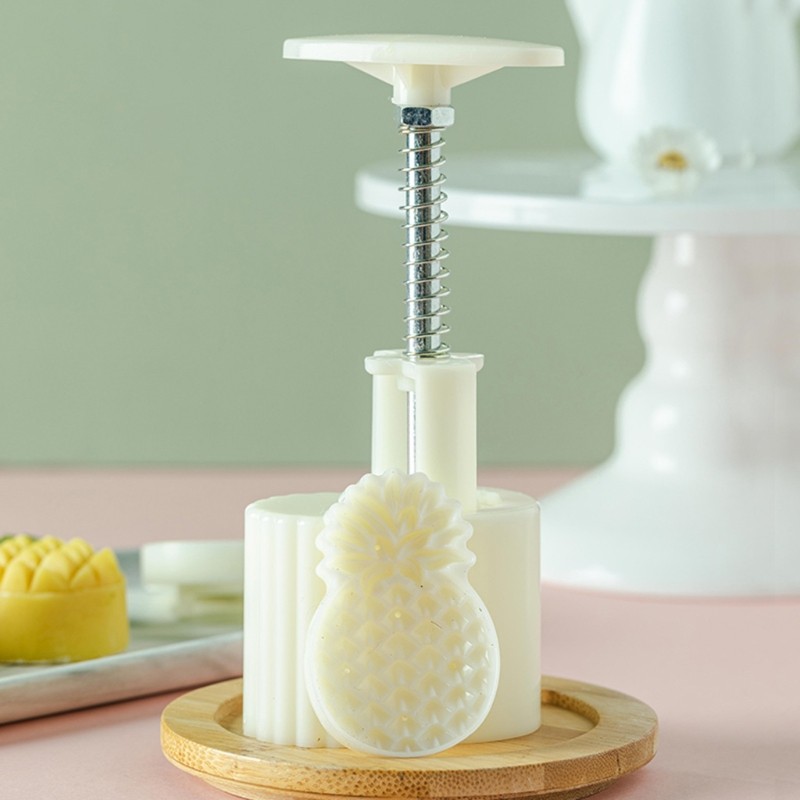 Pineapples/Flower Shape DIY Dessert Moulds Hand Press Plastic Dessert Cutters gallery