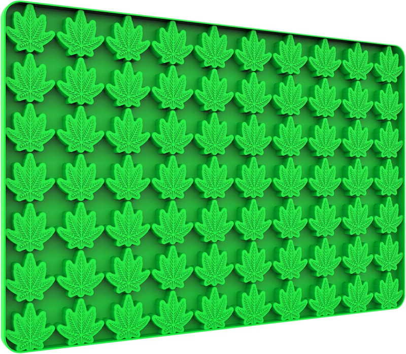 Leaf Silicone Molds for Chocolate Gummy Candy, Leaf Wax Melts Molds with Scraper