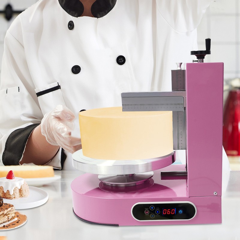 Adjustable Cake Cream Spreading Machine Cake Decorating Machine W/LCD Display gallery