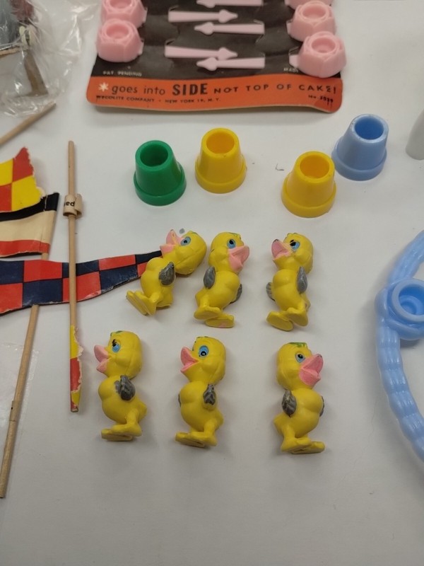 Vintage Cake Topper & Old Plastic Baker's Lot gallery