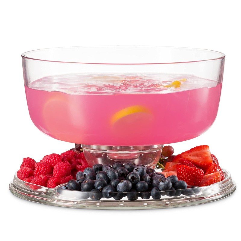Cake Stand and Serving Plate Platter with Dome Lid, 6 in 1 Multi-Purpose Use,... gallery