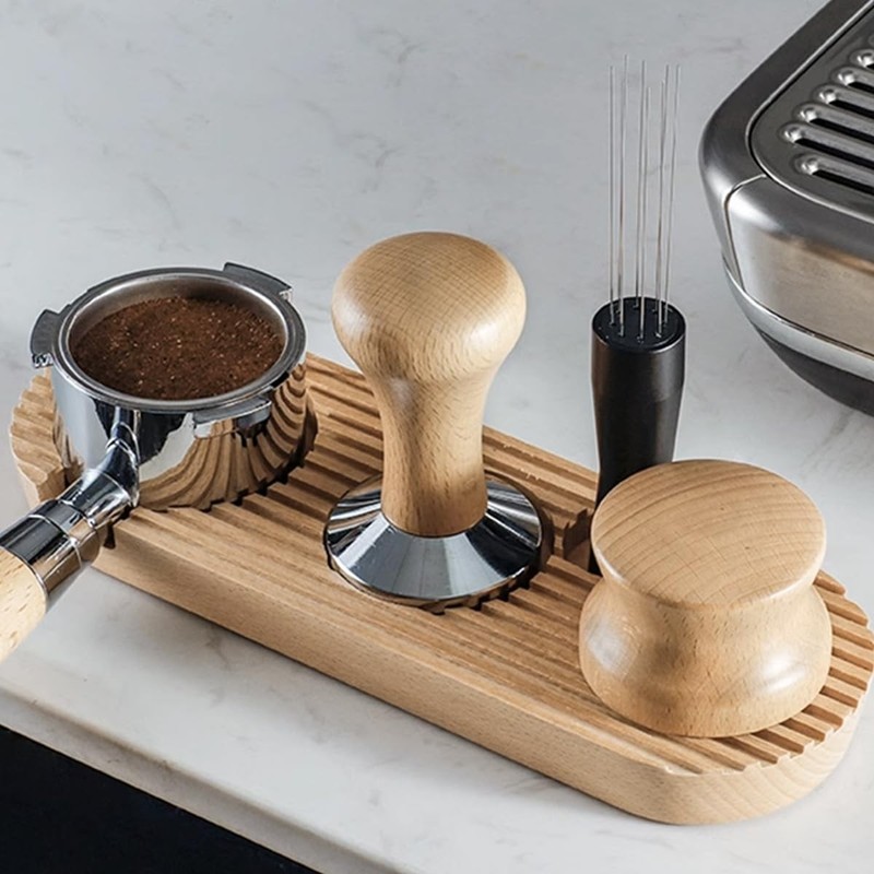 Coffee Tamper, Stainless Steel Espresso Bean Press Base Espresso... gallery