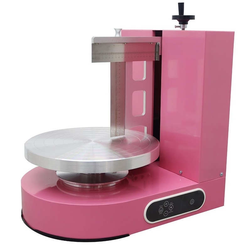 4-12 Inch Automatic Cake Cream Spreading Smearing Machine, 0-320RPM Adjust Speed
