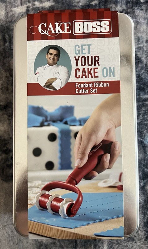 Cake Boss Decorating Tools Plastic Fondant Ribbon Cutter Set Contents 1 Handle