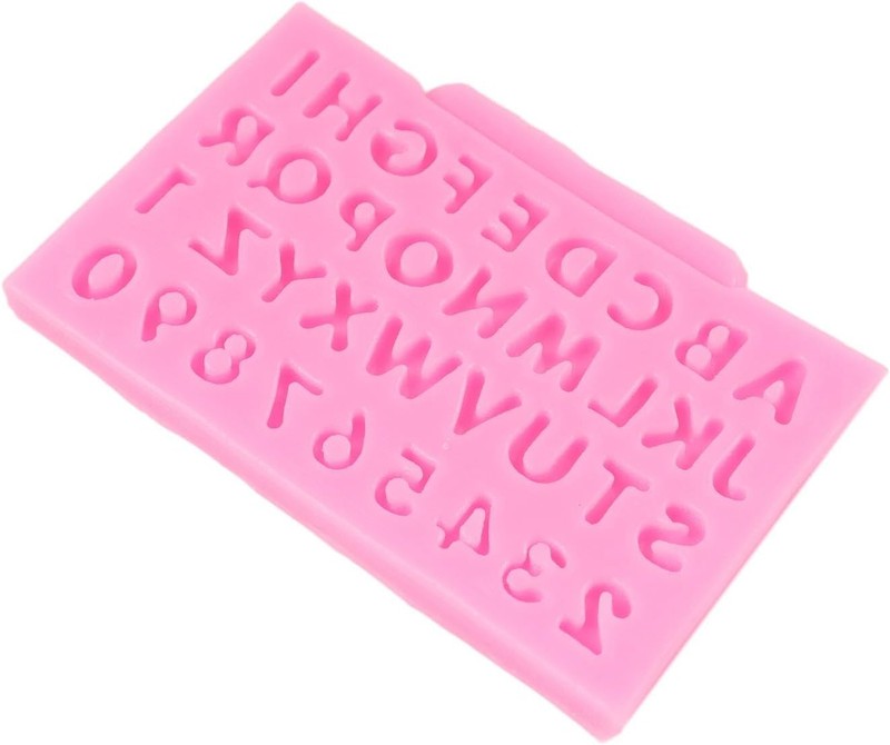 Stylish Silicone Letter & Number Fondant Molds - Perfect for Parties and Gifts gallery