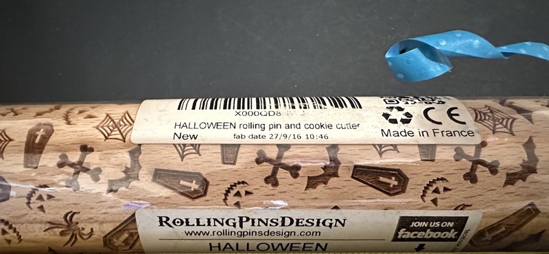 Halloween Embossed Rolling Pin Laser Cut made in France - NEW gallery