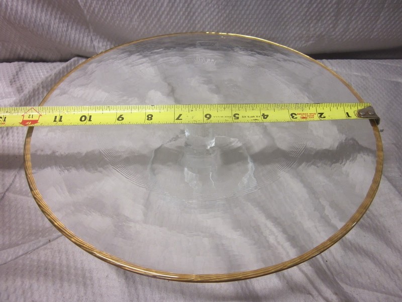 Schott Styles Footed Glass Round 12" Cake Stand - Made in Germany gallery
